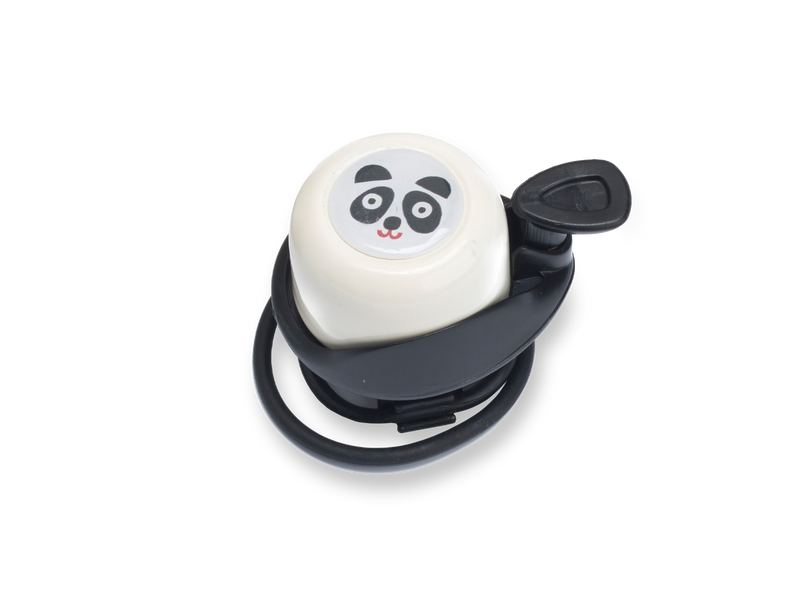 White bike bell with Panda