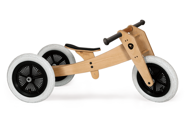 Natrual wooden running trike