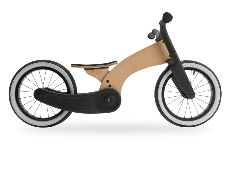 50's design wood and recycled balance bike